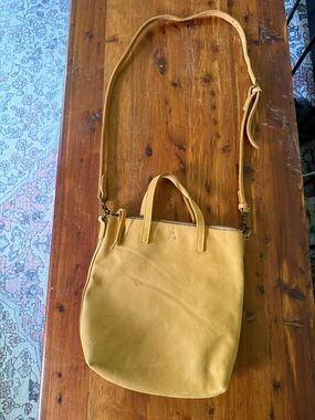 Able Leather Crossbody commuter bag